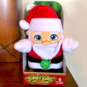 The Elf on the shelf Santa Says Talking Plush 5 message from Santa